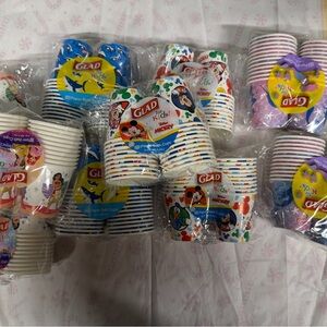 Disney Glad Kids Cups featuring movie characters big assortment. New.